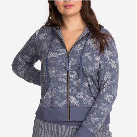 NWT Johnny Was Bluma Modern Zip Up Hoodie - Picture 1 of 13